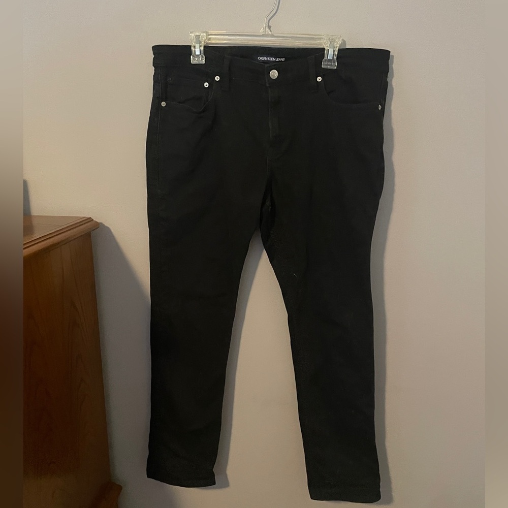 Calvin Klein Jeans Men's Slim Black Denim